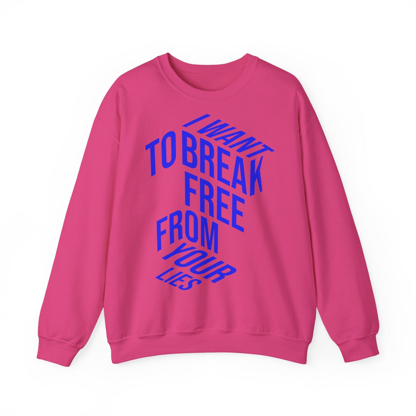 Modern 3D Text Sweatshirt
