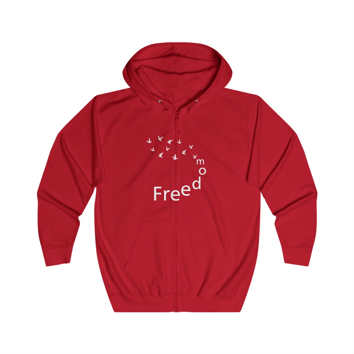 Unisex Hoodie with Freedom Print