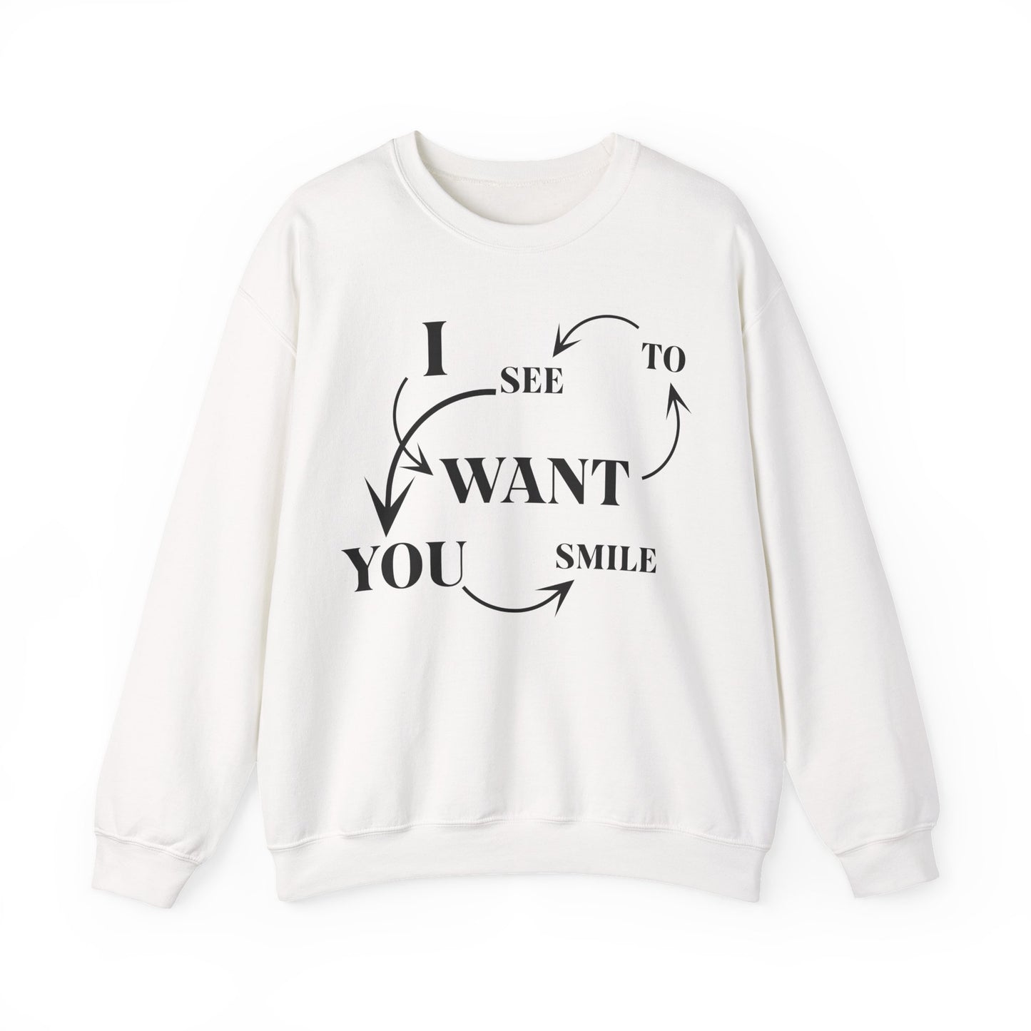 Unisex Casual Sweatshirt with Quote Design