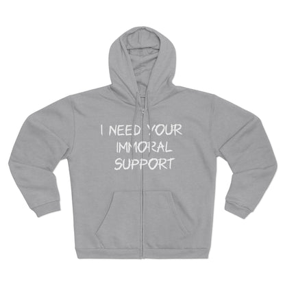 Unisex Hoodie with Text Print