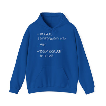 Unisex Hoodie with Text Print
