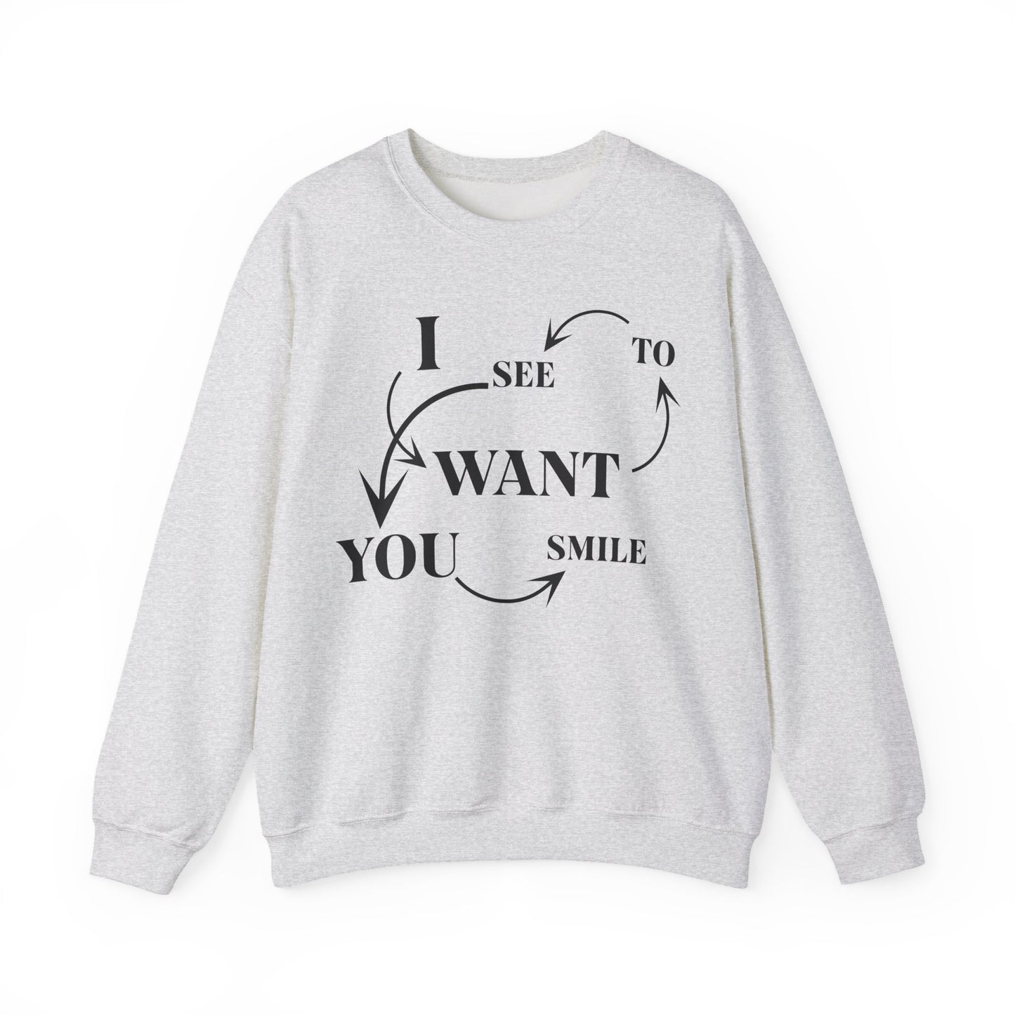 Unisex Casual Sweatshirt with Quote Design