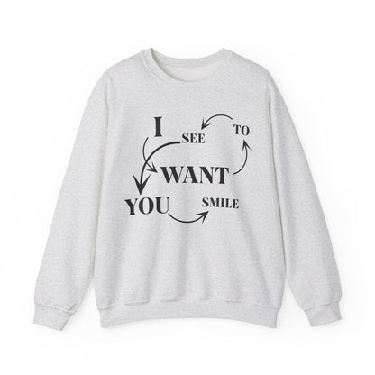 Unisex Casual Sweatshirt with Quote Design