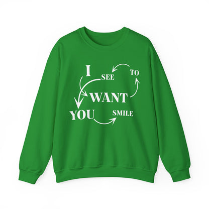Unisex Casual Sweatshirt with Quote Design