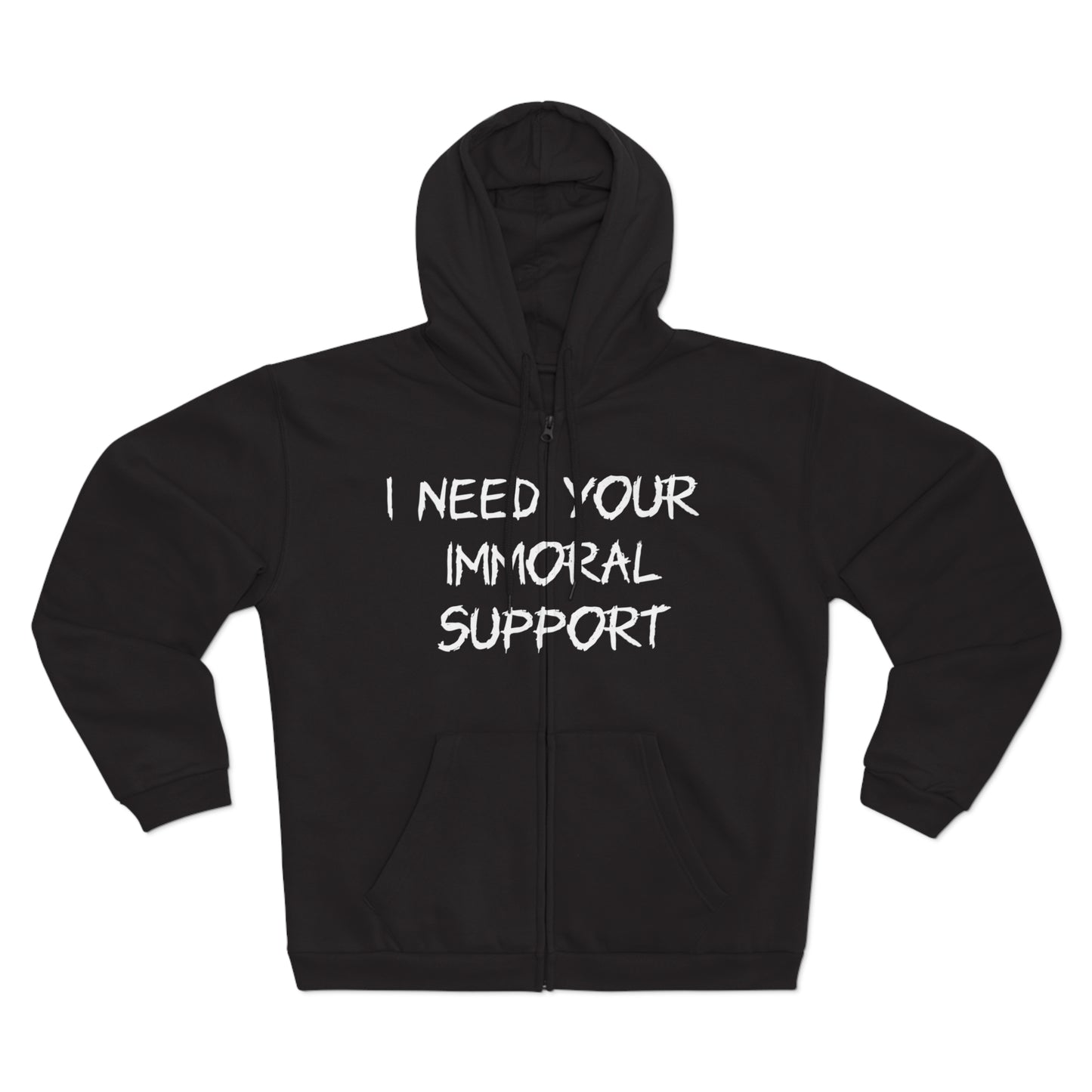 Unisex Hoodie with Text Print