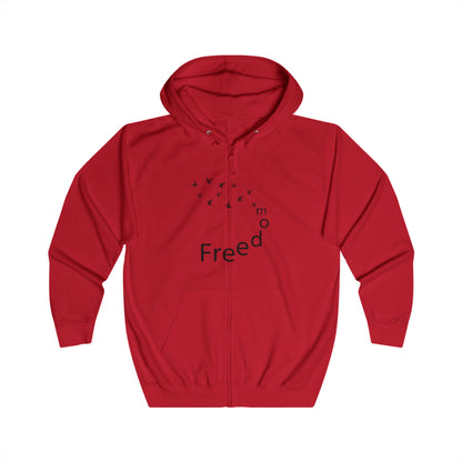 Unisex Hoodie with Freedom Print