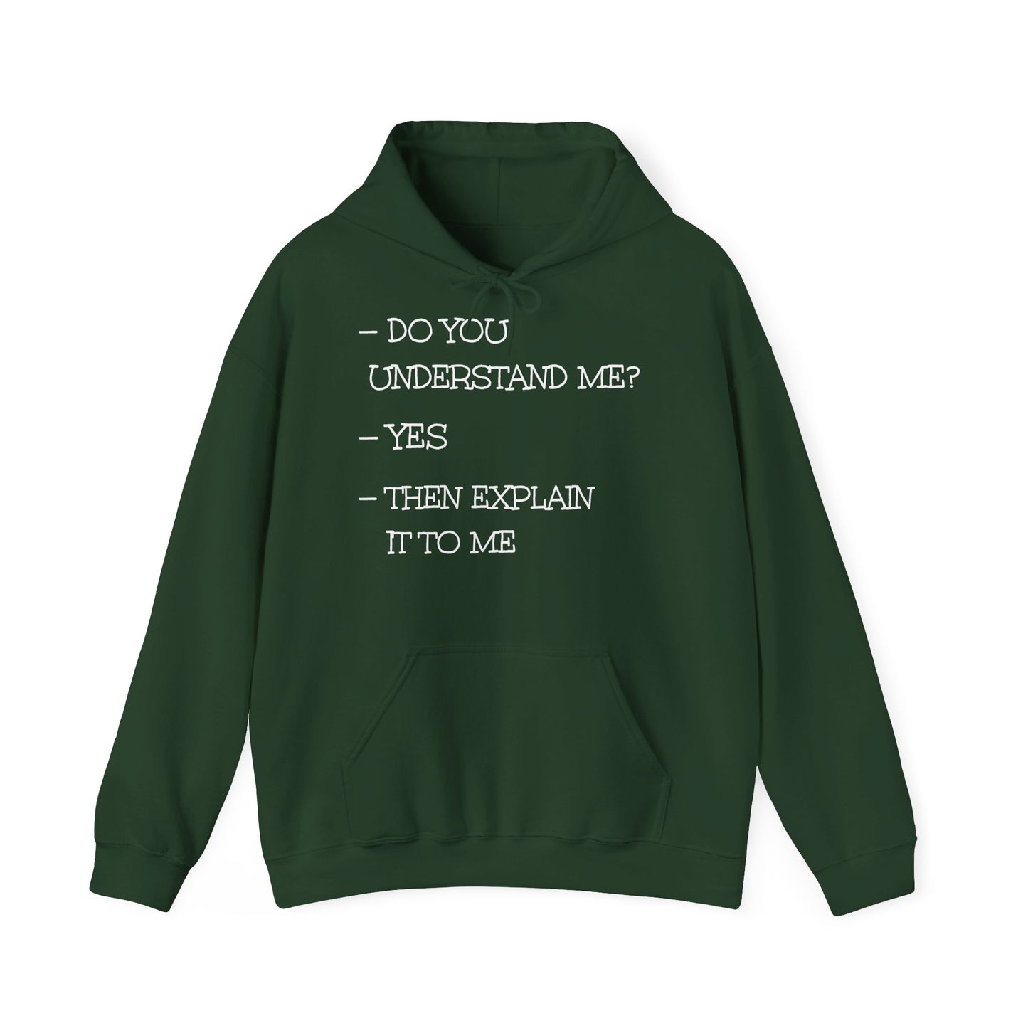 Unisex Hoodie with Text Print