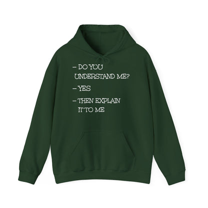 Unisex Hoodie with Text Print