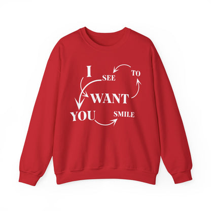 Unisex Casual Sweatshirt with Quote Design