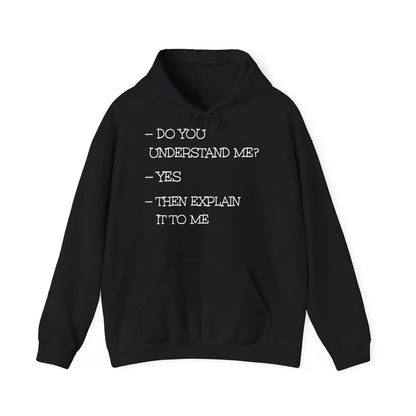 Unisex Hoodie with Text Print