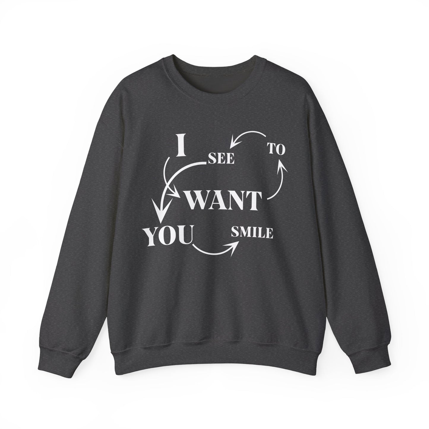 Unisex Casual Sweatshirt with Quote Design