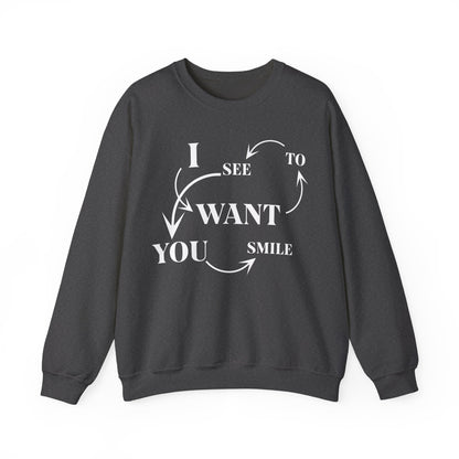 Unisex Casual Sweatshirt with Quote Design