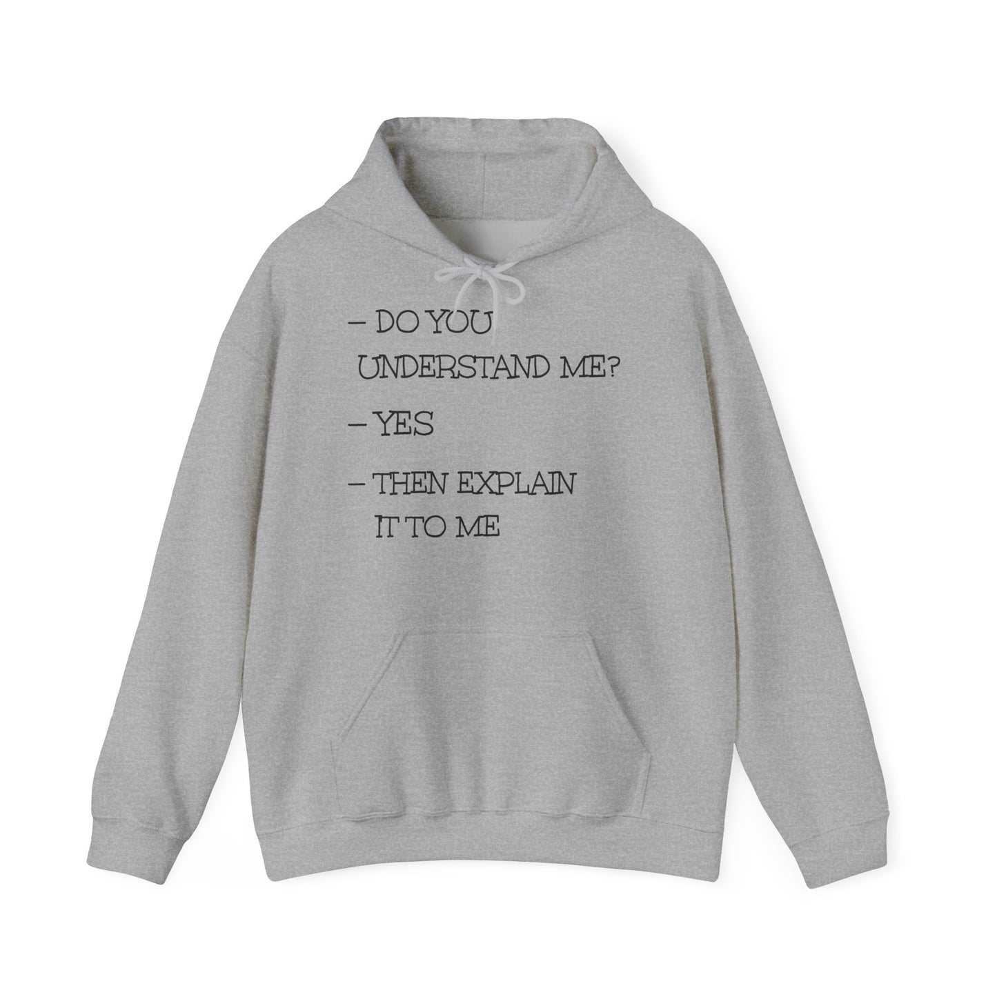 Unisex Hoodie with Text Print