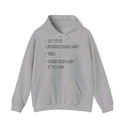 Unisex Hoodie with Text Print