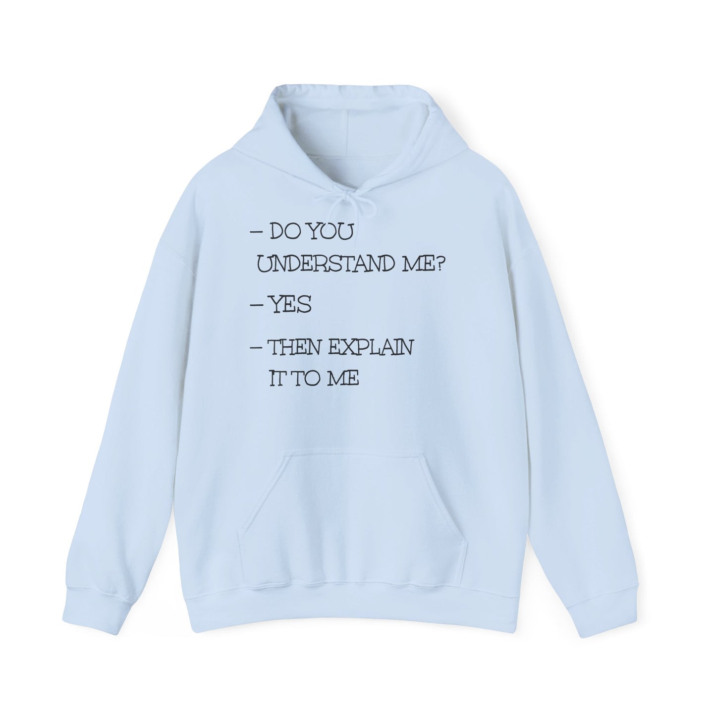 Unisex Hoodie with Text Print