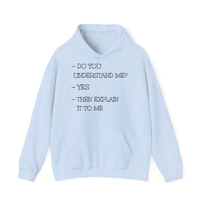 Unisex Hoodie with Text Print