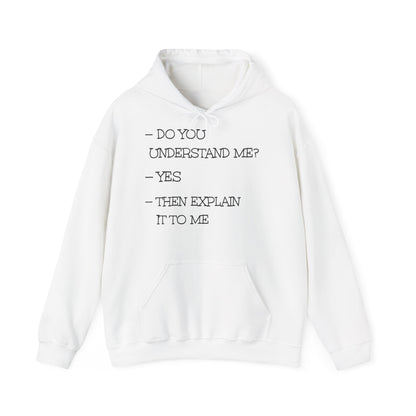 Unisex Hoodie with Text Print