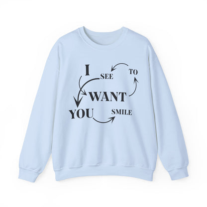 Unisex Casual Sweatshirt with Quote Design