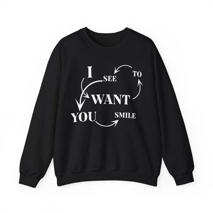 Unisex Casual Sweatshirt with Quote Design