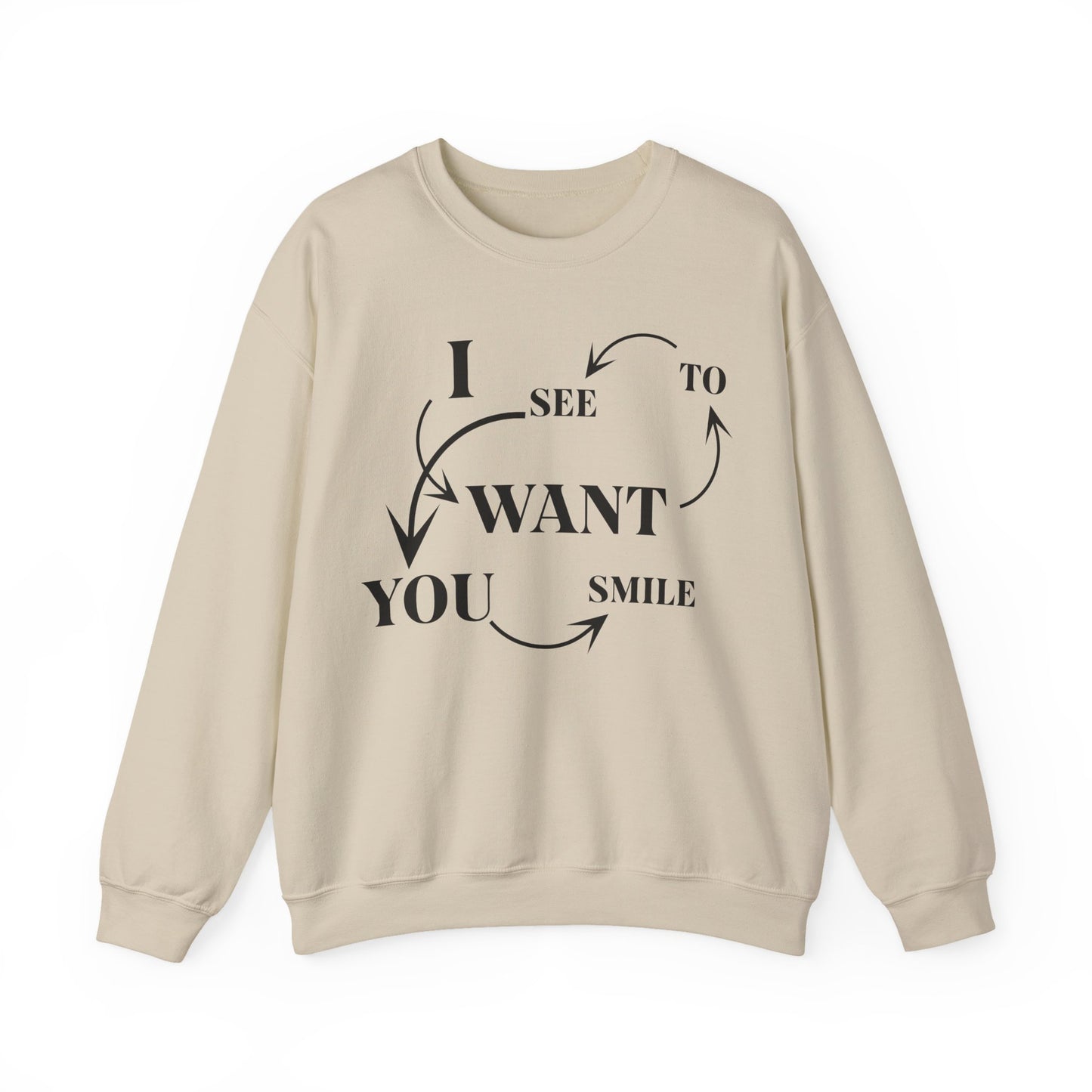 Unisex Casual Sweatshirt with Quote Design