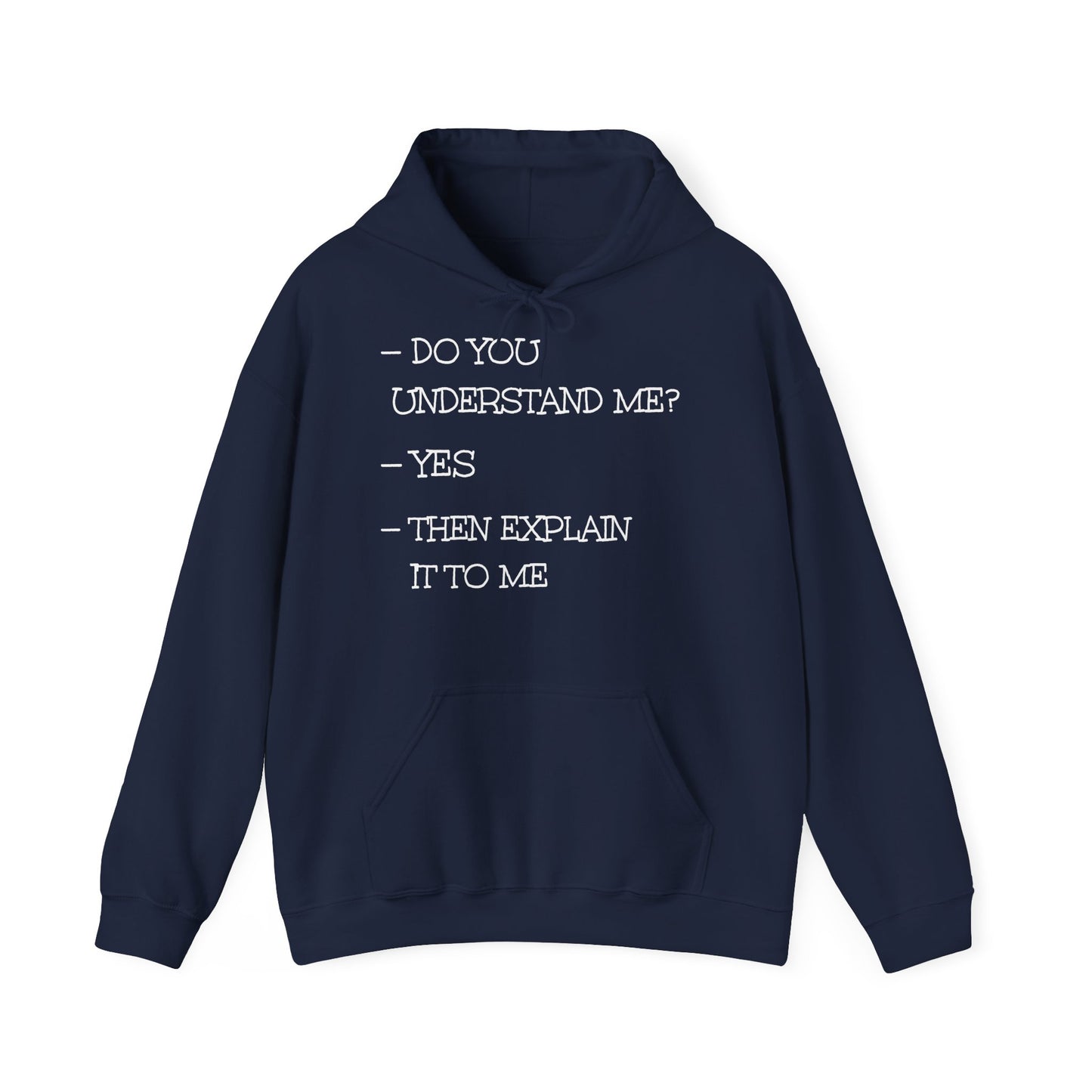 Unisex Hoodie with Text Print