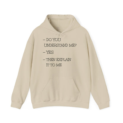 Unisex Hoodie with Text Print