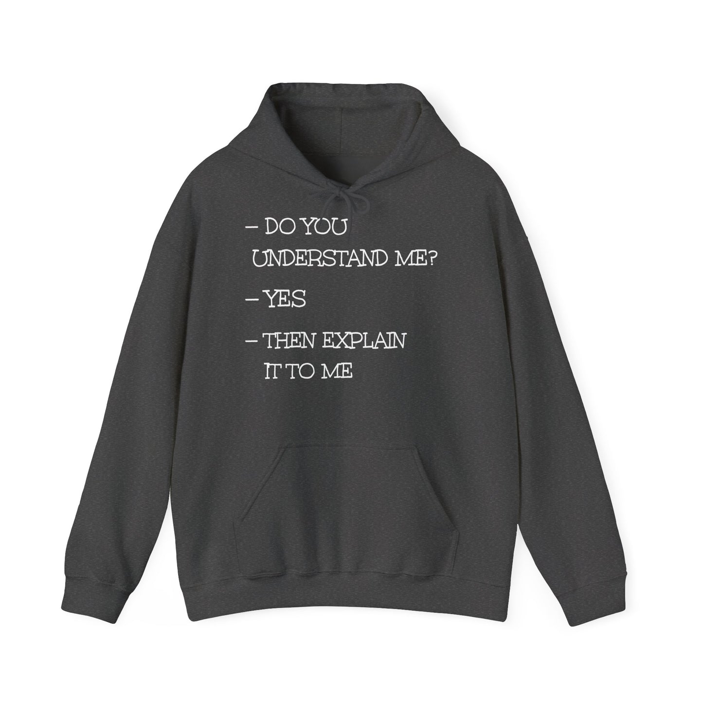 Unisex Hoodie with Text Print