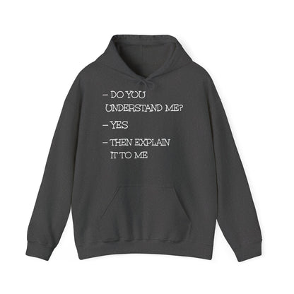 Unisex Hoodie with Text Print