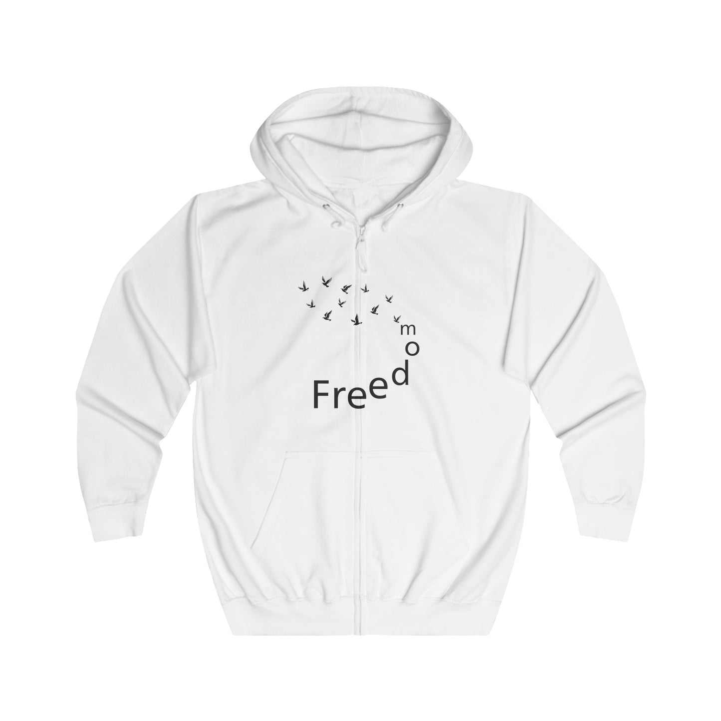 Unisex Hoodie with Freedom Print
