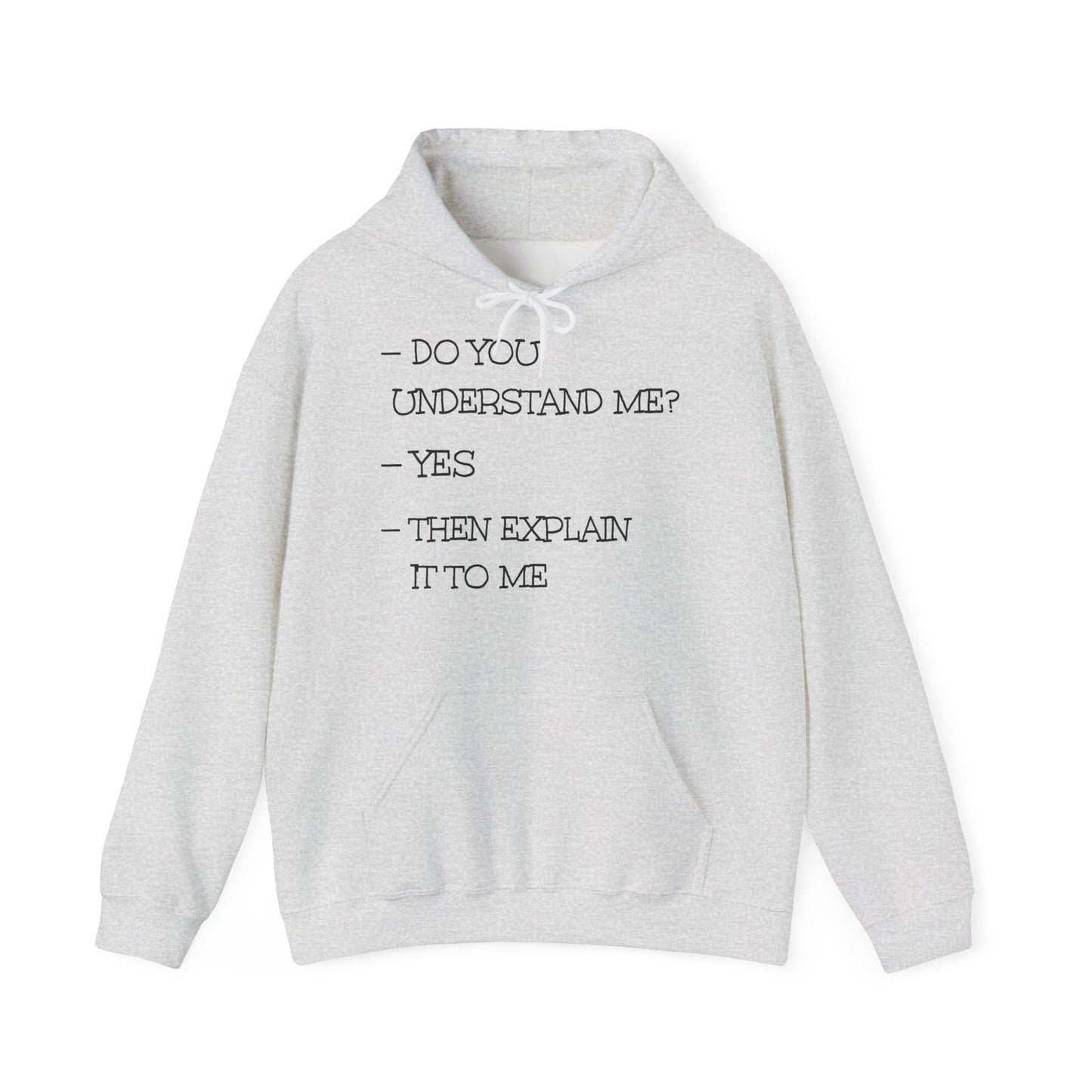 Unisex Hoodie with Text Print