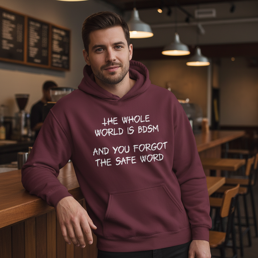 Unisex hoodie with minimalist design. Ayrini Studio.  