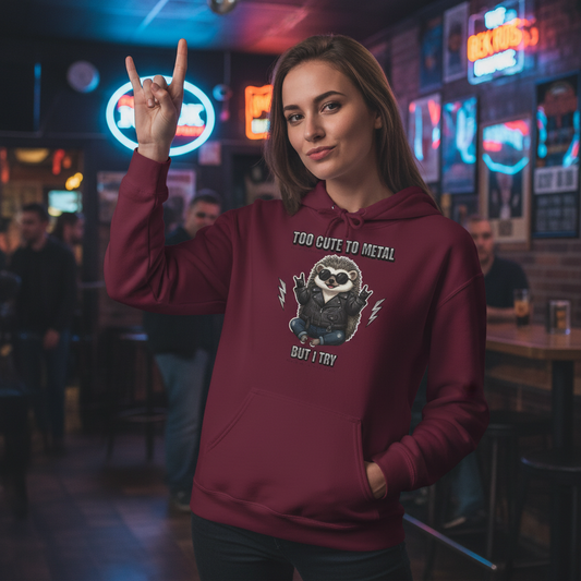 Woman hoodie with minimalist design. Ayrini Studio.  