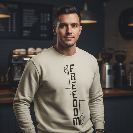 Unisex sweatshirt with minimalist design. Ayrini Studio. 