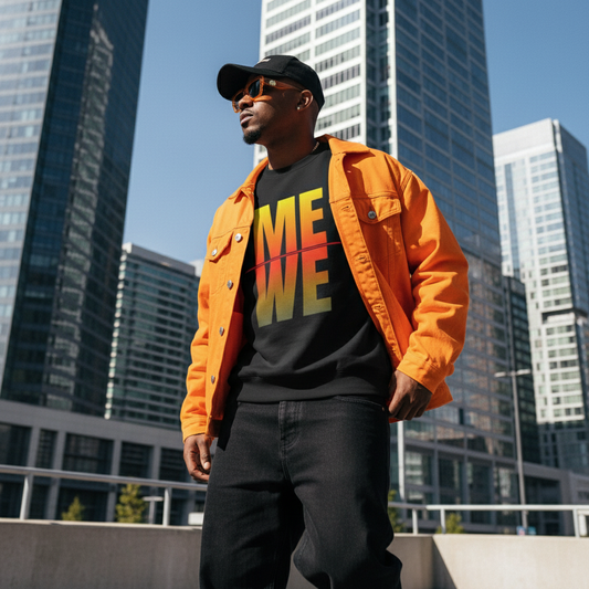 Stylish Men’s Sweatshirt in Bright Urban Colors